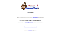 Desktop Screenshot of gorillatrace.com